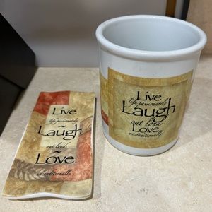 Spoon and utensil holder